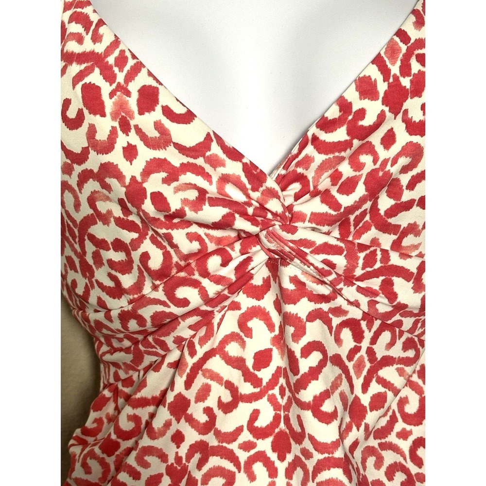Tommy Bahama Women's Tankini Top Size M Pink White Swimsuit Top - Picture 7 of 16